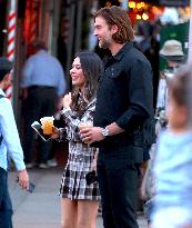 Miranda Cosgrove and Pierson Fode out in Times Square - New York