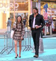 Miranda Cosgrove and Pierson Fode out in Times Square - New York