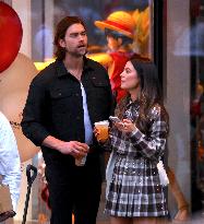 Miranda Cosgrove and Pierson Fode out in Times Square - New York