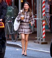 Miranda Cosgrove and Pierson Fode out in Times Square - New York