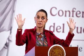 President Claudia Sheinbaum Holds Briefing - Mexico