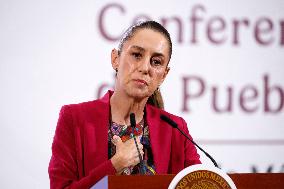 President Claudia Sheinbaum Holds Briefing - Mexico