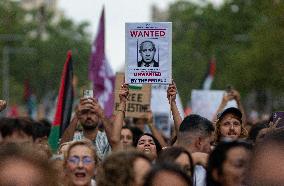 Protest For 1 Year Anniversary Of UN's Demand To End Israeli Illegal Occupation Of Palestine - Barcelona