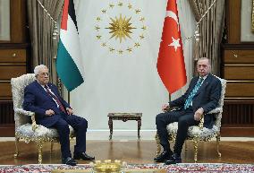 Turkish President Meets Palestinian President - Ankara