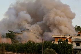 Israeli Army Carried out Several Airstrikes Across Southern Lebanon