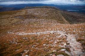 Illustration Scotland Cairngorm Mountain