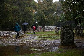 Illustration Scotland Clava Cairns