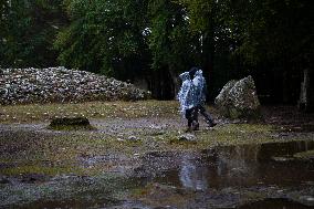 Illustration Scotland Clava Cairns