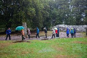 Illustration Scotland Clava Cairns
