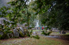 Illustration Scotland Clava Cairns