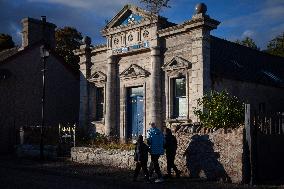 Illustration Scotland Helmsdale Masonic Lodge  St Donan