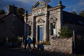 Illustration Scotland Helmsdale Masonic Lodge  St Donan