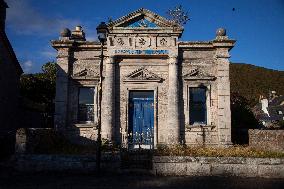 Illustration Scotland Helmsdale Masonic Lodge  St Donan