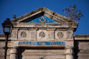 Illustration Scotland Helmsdale Masonic Lodge  St Donan