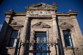 Illustration Scotland Helmsdale Masonic Lodge  St Donan