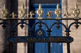 Illustration Scotland Helmsdale Masonic Lodge  St Donan