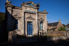 Illustration Scotland Helmsdale Masonic Lodge  St Donan