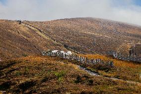 Illustration Scotland Mountain Landscapes