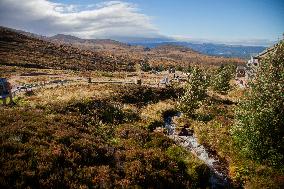 Illustration Scotland Mountain Landscapes