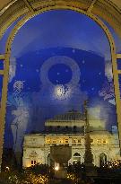 THEATRE DE LA VILLE VIEW FROM BAR OF CHATELET TEATER, CHATELET SQUARE, 1 ST AND 4 TH DISTRICT, PARIS (75) FRANCE