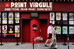 FRANCE, PARIS (75) 4TH ARRONDISSEMENT, LE MARAIS, LE POINT VIRGULE THEATER