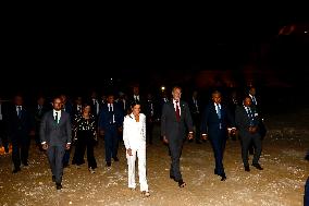 Spanish Royal Couple Visits Mortuary Temple Of Hatshepsut - Egypt