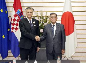 Japan-Croatia talks
