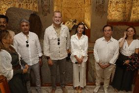 Spanish Royal Couple Visits The Valley of the Kings - Egypt