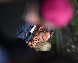 President Macron Visits Pontlevoy Abbey - Pontlevoy