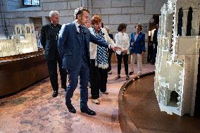 Macron Inauguration of The Towers of Notre-Dame Cathedral - Paris