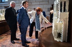 Macron Inauguration of The Towers of Notre-Dame Cathedral - Paris