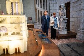 Macron Inauguration of The Towers of Notre-Dame Cathedral - Paris