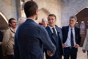 Macron Inauguration of The Towers of Notre-Dame Cathedral - Paris