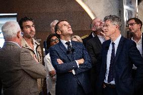 Macron Inauguration of The Towers of Notre-Dame Cathedral - Paris