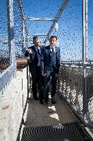 Macron Inauguration of The Towers of Notre-Dame Cathedral - Paris