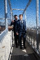 Macron Inauguration of The Towers of Notre-Dame Cathedral - Paris