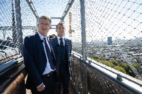 Macron Inauguration of The Towers of Notre-Dame Cathedral - Paris