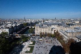 Inauguration of The Towers of Notre-Dame Cathedral - Paris