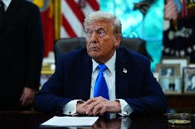 Trump Remarks in the Oval Office