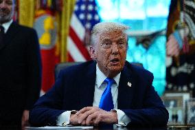 Trump Remarks in the Oval Office