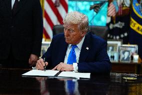 Trump Remarks in the Oval Office