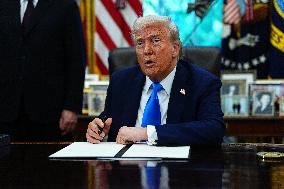 Trump Remarks in the Oval Office