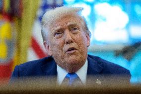 Trump Remarks in the Oval Office