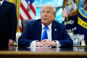 Trump Remarks in the Oval Office