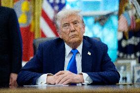 Trump Remarks in the Oval Office