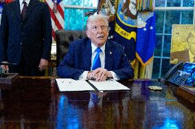 Trump Remarks in the Oval Office