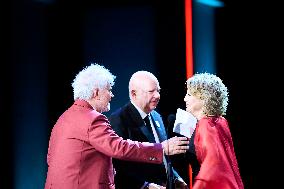 73rd San Sebastian International Film Festival: ‘Pedro Almodovar, Agustin Almodovar, Esther Garcia - Donostia Award