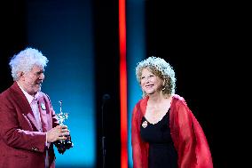 73rd San Sebastian International Film Festival: ‘Pedro Almodovar, Agustin Almodovar, Esther Garcia - Donostia Award