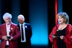 73rd San Sebastian International Film Festival: ‘Pedro Almodovar, Agustin Almodovar, Esther Garcia - Donostia Award