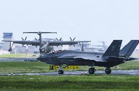 U.S. Navy jet landing and takeoff exercises